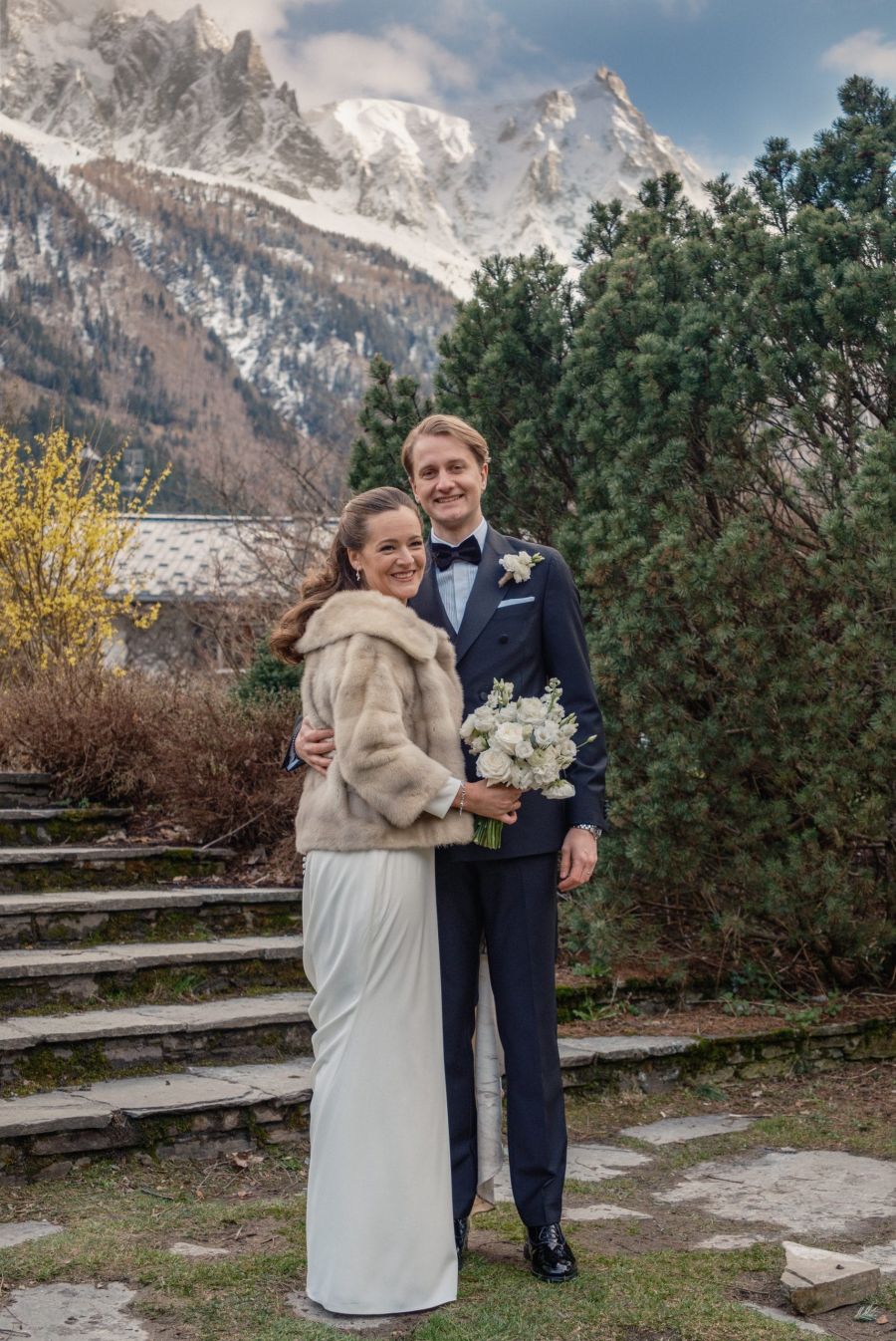 Un mariage d'hiver à Chamonix, entre amour et sommets enneigés Un mariage d'hiver à Chamonix, entre amour et sommets enneigés